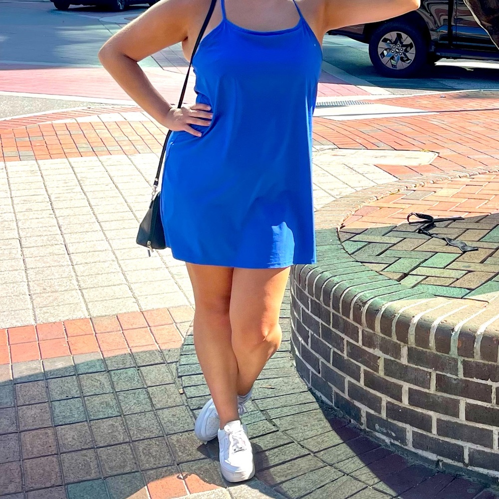 Zelos blue workout dress
